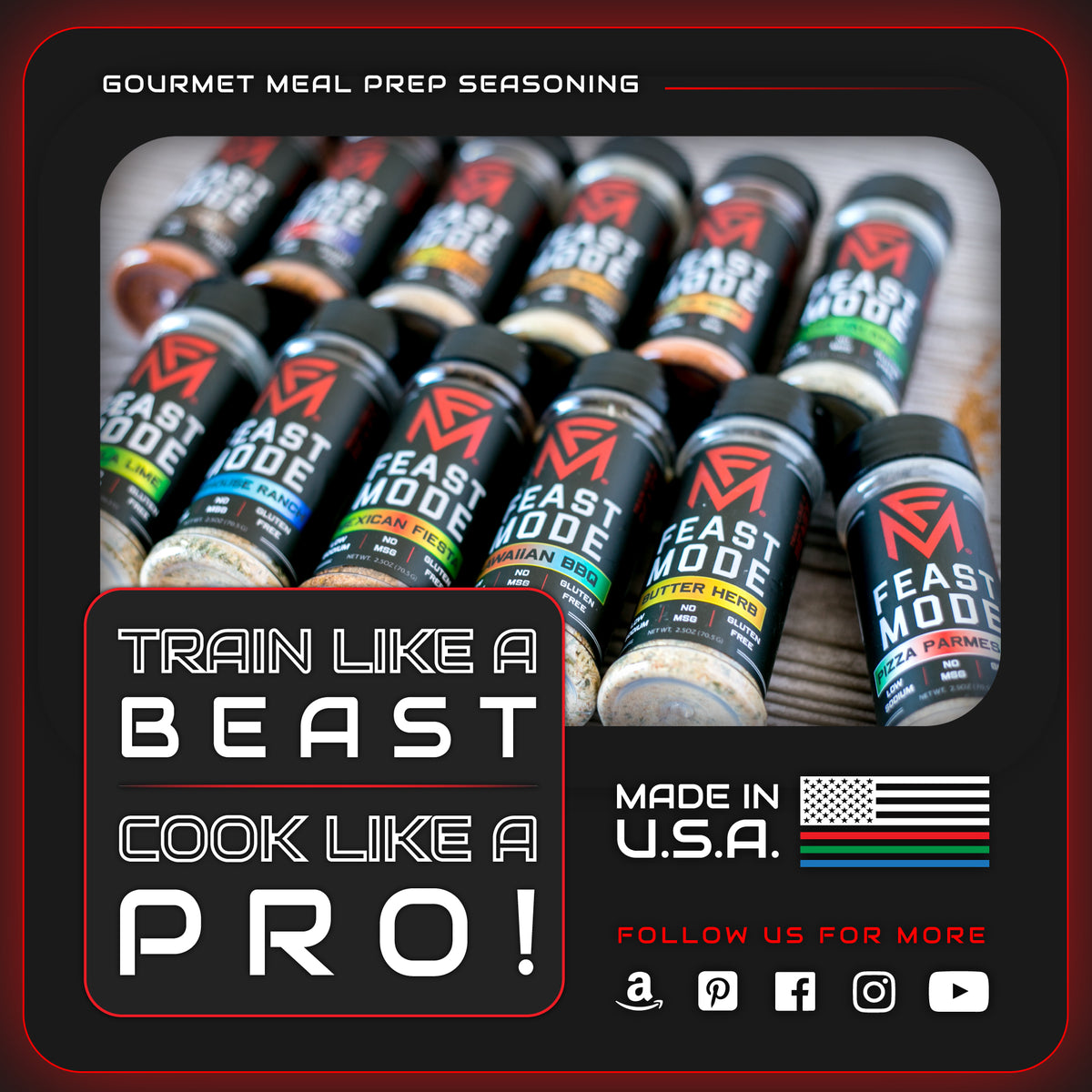 ZEUS Greek Seasoning Feast Mode Flavors