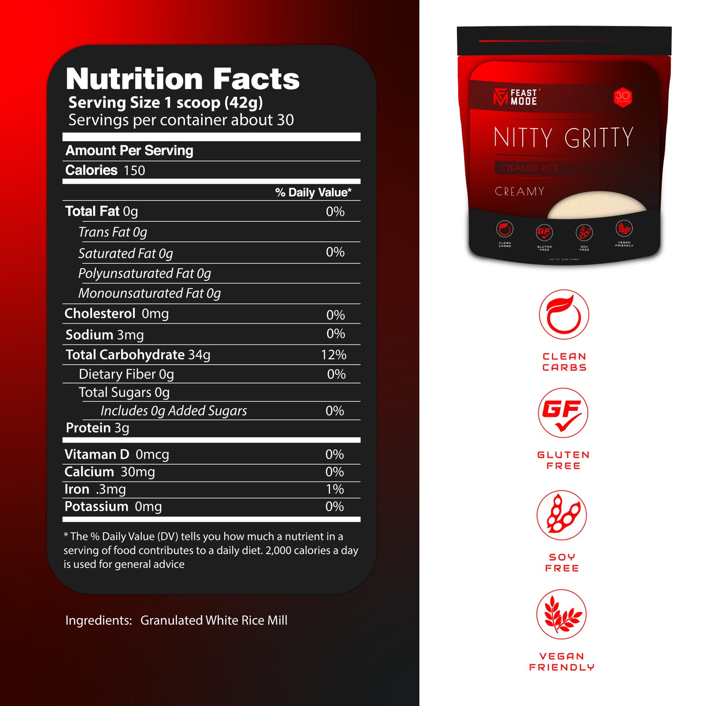 Nitty Gritty Creamed Rice Samples