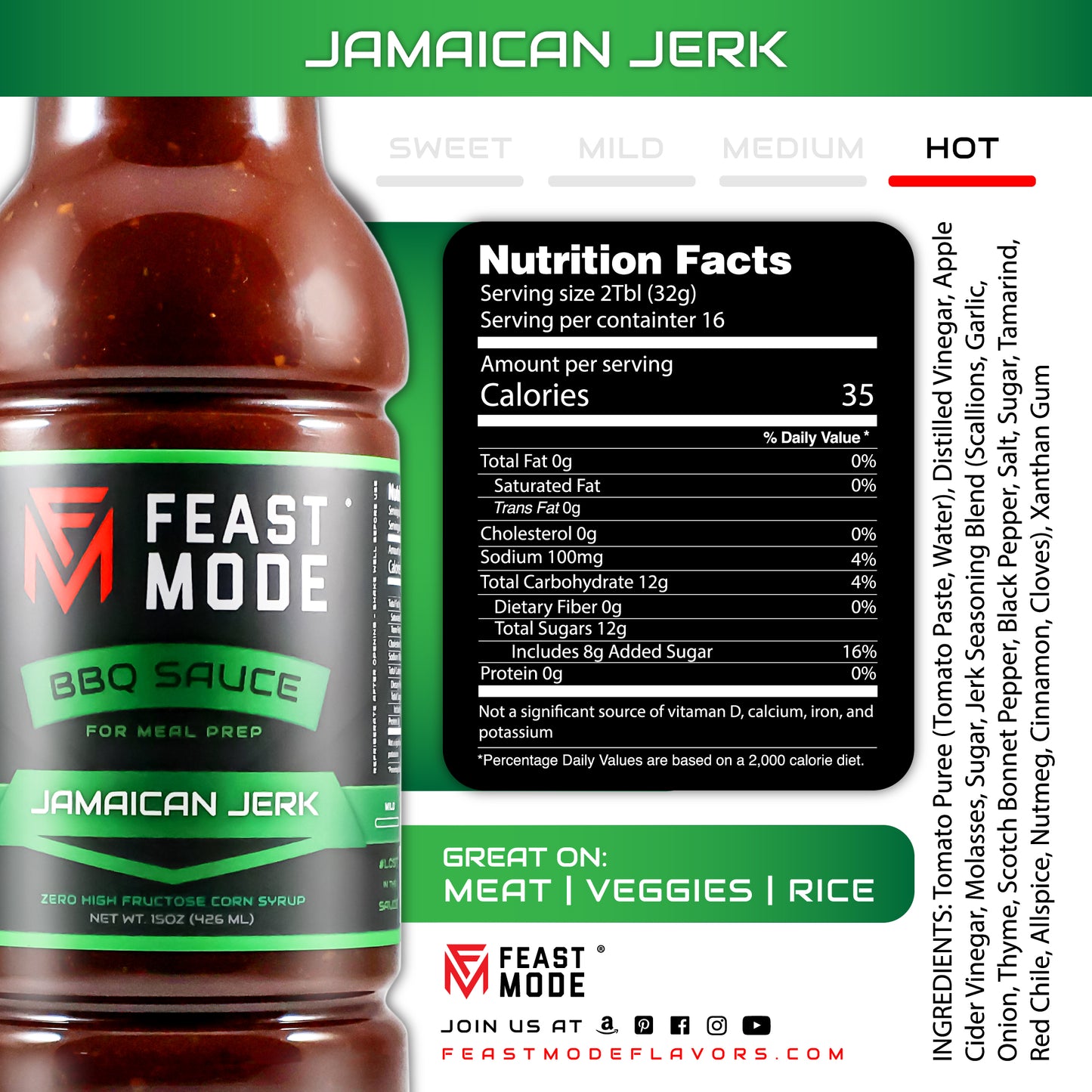 Jamaican Jerk | Meal Prep Sauce