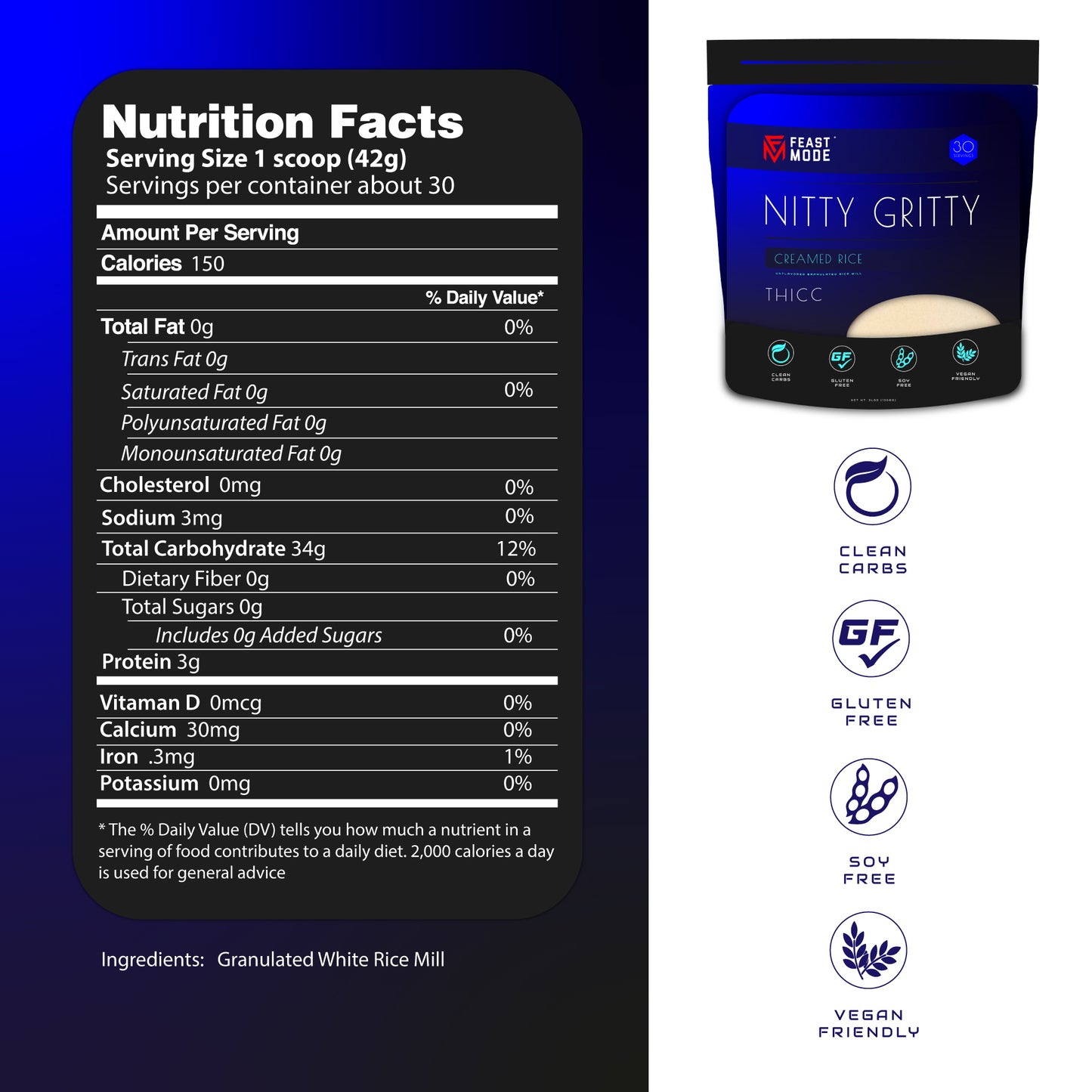 Nitty Gritty Creamed Rice Samples