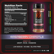 Raspberry Chipotle - Feast Mode Flavors - Sweet and spicy seasoning